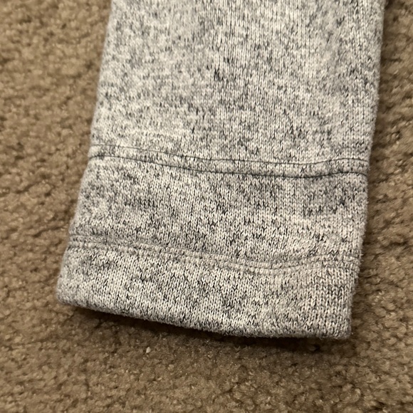 Banana Republic Mens Full Zip Up Button Front Sweater Jacket Light Gray Size M - Picture 7 of 8